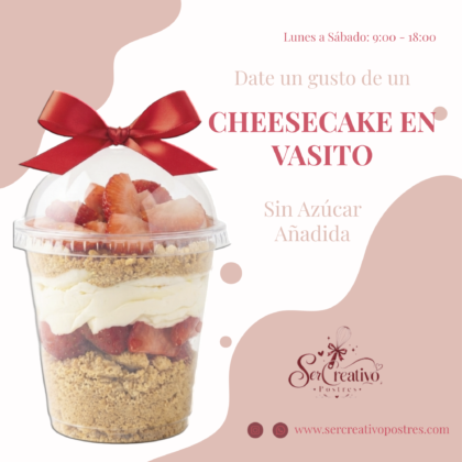 Cremoso Cheesecake en Vasito