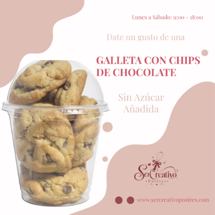 Galletas Artesanales con Chispas de Chocolate