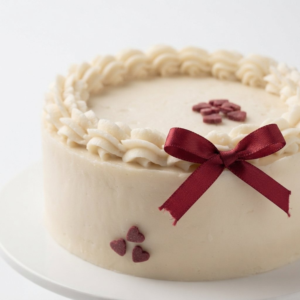 Pastel Decorado con Delicados Lacitos - Imagen 6